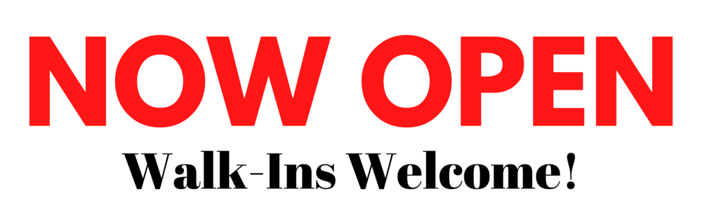 Banner-Walk Ins Welcome -Now Open Style 1 Cheap Order