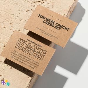 'You Were Caught' Cards Set Discount Professional