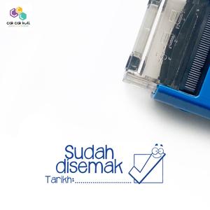 'Sudah Disemak' Self-Inking Stamp Finishline Online