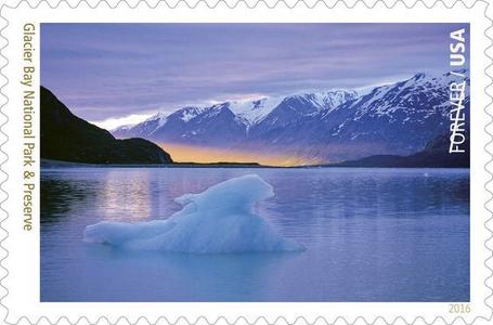 10 Alaska Forever Postage Stamps Glacier Bay National Park Iceberg Stamps for Mailing Fashionable