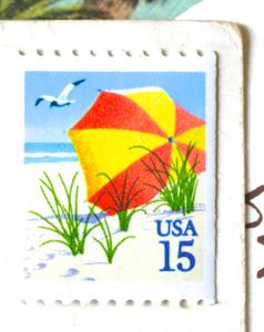 10 Beach Umbrella Stamps Unused Vintage Postage Stamps Beach Vacation Stamps for Mailing Cheap Sale Finishline