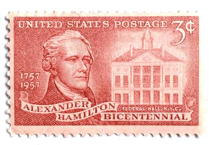 10 Alexander Hamilton Postage Stamps Vintage New York City Unused Postage for Mailing Recommend Cheap Online