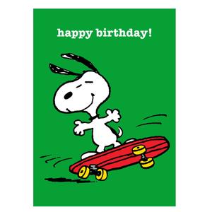 Birthday Card - Snoopy - Skateboard Affordable Cheap Online