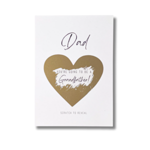 Dad to Grandfather - Pregnancy Announcement Scratch Card Cheap Pice From China