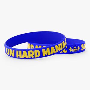 Silicone Bracelet Maniacs Blue Best Wholesale