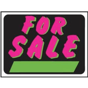 "For Sale" Sign, Plastic, 9 x 12-In. Authentic For Sale