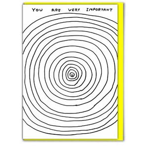 David Shrigley Card - Very Important Amazing Pice