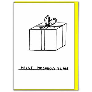 David Shrigley Card - Poisonous Snake Discount 2025 New