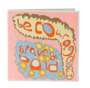Arthouse Unlimited Courageous Brave & Bold Card Free Shipping Online