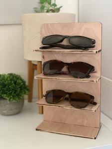 Birch Wood Glasses Stand Pay With Paypal