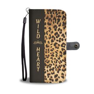 Wild Heart Leopard Wallet Case Cheap Pice Top Quality
