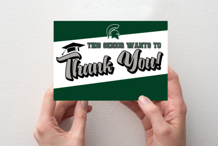 Graduation Thank You Cards - School Spirit Good Selling Cheap Online
