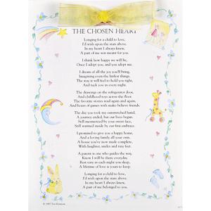Adoption Card: The Chosen Heart Greeting Card Newest