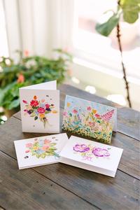 GreenStalk Pack of 12 Floral Bee Greeting Cards Largest Supplier Online
