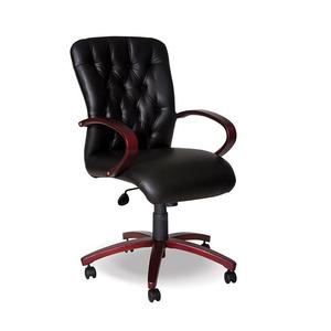 Adda Wood Managerial PU Mid Back Office Chair Sast Online
