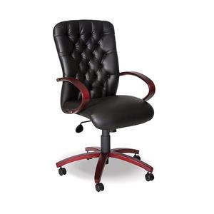 Adda Wood Managerial PU High Back Office Chair Clearance Online Official Site