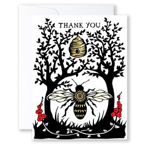 A7 card--- Bee Thankful Classic Cheap Pice