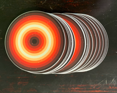 Retro Circle Sticker Recommend Cheap Online
