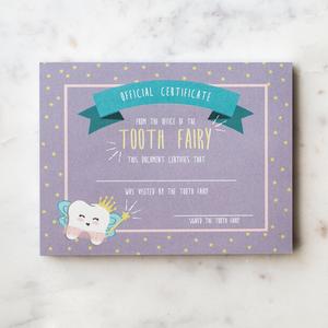Official Tooth Fairy Certificate Outlet Best Place