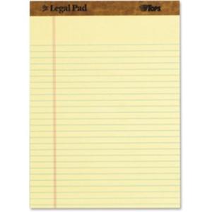 "the Legal Pad" Ruled Perforated Pads, Wide/legal Rule, 50 Canary-yellow 8.5 X 11 Sheets, 3/pack Big Sale Cheap Online