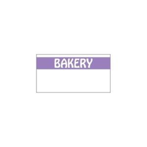 0.73" X 0.38" White/Purple Reverse "Bakery" Lilac Stripe Label 15/Sleeve The Cheapest For Sale