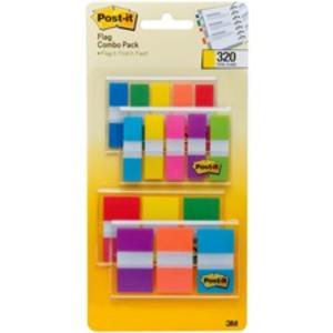 0.5" And 1" Page Flag Value Pack, Nine Assorted Colors, 320/pack Low Pice Fee Shipping Sale Online