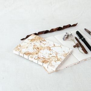 Coffee Essence: Coptic Bound Notebook with Upcycled Coffee Grounds Free Shipping Browse