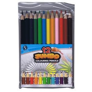 12 Jumbo Colouring Pencils Buy Cheap With Credit Card