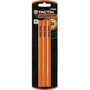 Tactix Pencil Carpenter 3pc 175mm/7in Square Cheap Buy