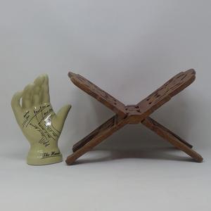 Vintage hardwood folding quran stand For Nice Cheap Online