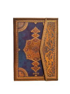 Agenda rigida settimanale orizzontale midi 2023 "Indaco Safavita - L'arte della rilegatura" Paperblanks Discount Pay With Paypal