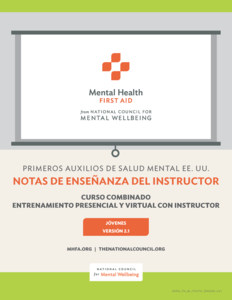 Blended Youth MHFA for Spanish-speaking Communities Teaching Notes Version 2.1 The Cheapest Cheap Pice