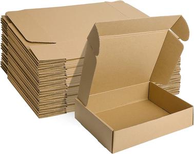 "Compact and Convenient: 20 Pack of Foldable Small Shipping Boxes - Perfect for Postal Mail, Candles, or Gifts in Brown" Discount Explore