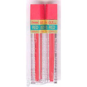 2 Tubes PENTEL Super Hi-Polymer Lead 0.7 mm RED Where To Buy