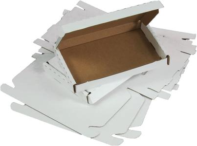 "Premium White Postal Boxes for Royal Mail - Pack of 500 - Ideal for Large Letters - C6 160 x 110 x 20 mm PIP Cardboard" Outlet Store Cheap Pice