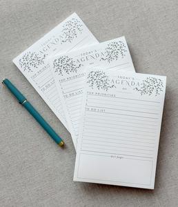 Today's Agenda // Planner Notepad Clearance Big Discount