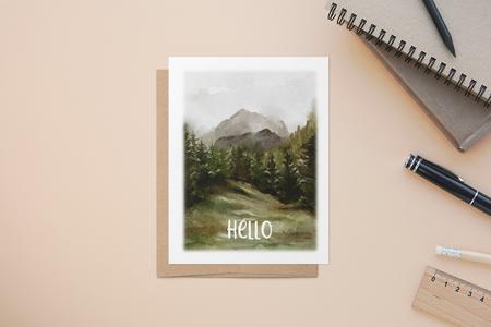 HELLO Nature, Any Occasion, A2 Size Greeting Card Buy Cheap Outlet