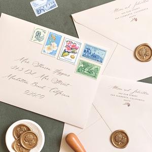 Flower Collection // Curated Vintage Stamps Best Place Cheap Pice