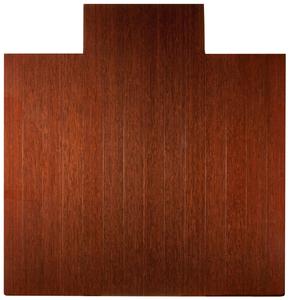 Anji Mountain Bamboo Deluxe Roll-Up Chairmat 55" x 57" with lip Discount Sale Online