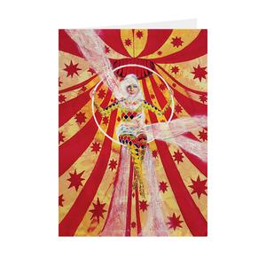 Circus Harlequin - Trapeze artist - Greeting Card - V_33 Many Kinds Of Cheap Online
