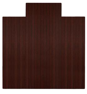 Anji Mountain Bamboo Roll-Up Chairmat 55" x 57" with lip For Nice For Sale