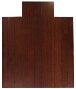 Anji Mountain Bamboo Deluxe Roll-Up Chairmat 44" x 52" with lip Pre Order For Sale