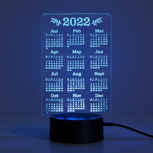 2024 Calendar Acrylic LED Night Light Clearance Websites