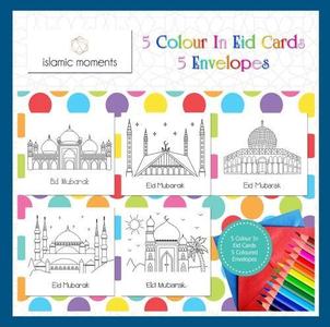 Colour In Eid Cards - Mosque Set Fast Delivery Online