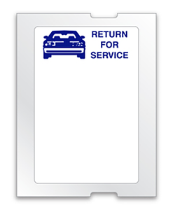 Service Reminder Labels (Roll) - Blue Car Discount Latest Collections