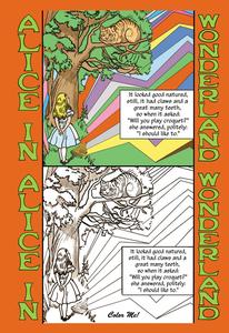 ALICE IN WONDERLAND: ALICE AND THE CHESHIRE CAT - COLOR ME! Free Shipping Shop Offer