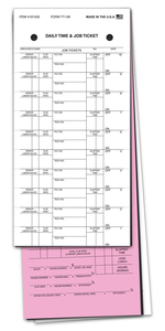 Job Time Tickets (TT-136) (250/Pack) Clearance Discounts