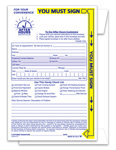 Yellow Highlight Night Drop Envelopes (NDE-YH) Discount Sale Online