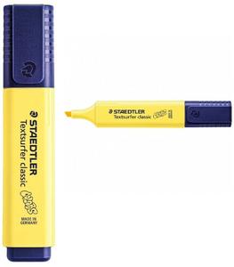 10 x STAEDTLER Highlighter Pen Chisel Tip Fluorescent Markers Felt Pastel Yellow Buy Cheap 2025