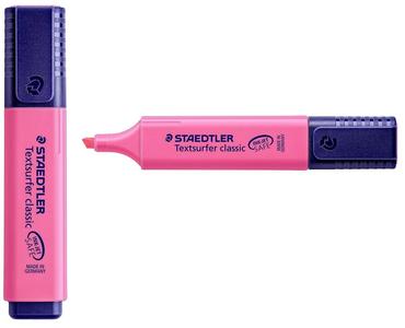 10 x STAEDTLER Highlighter Pen Chisel Tip Fluorescent Markers Felt Pink Marker Cheap Sale Footaction